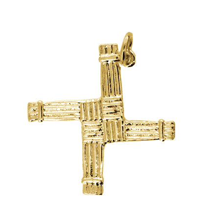 Gold st brigid's hot sale cross pendant