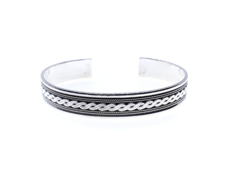 Celtic Bangle - Silver