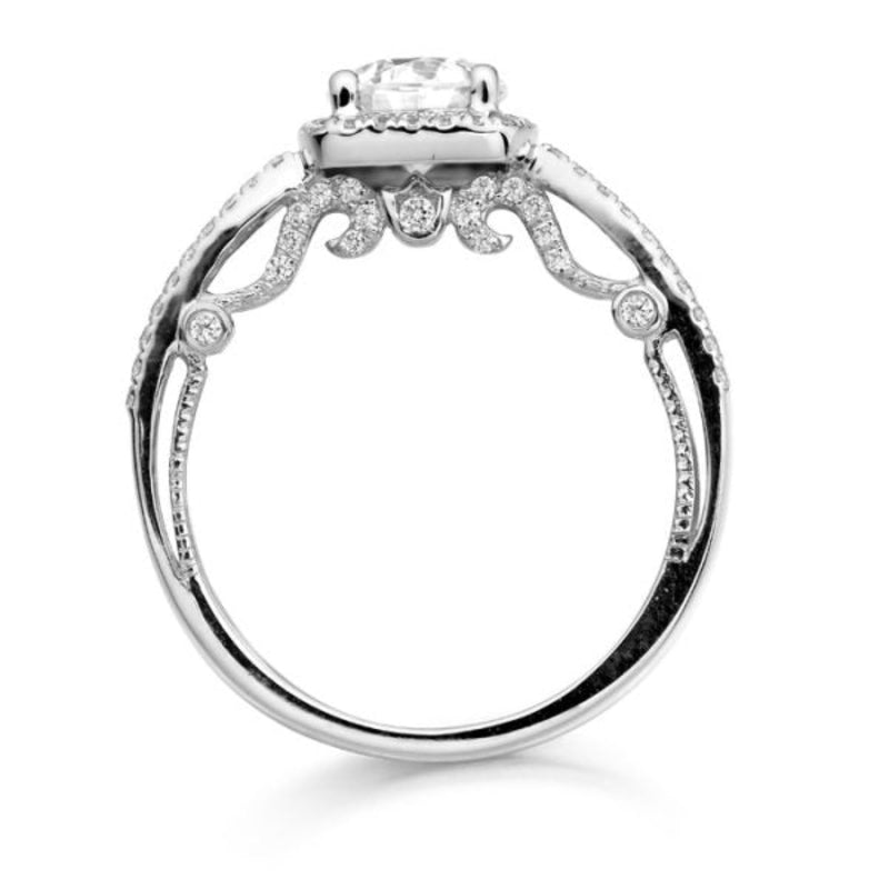 Anible CZ Ring - 9ct White Gold