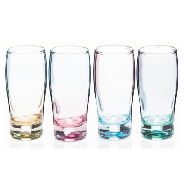 Two Tone Lustre Juice Glass Set Of 4