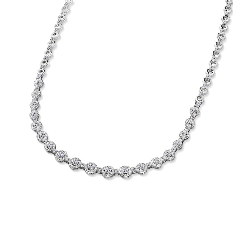 Clear Cubic Zirconia Necklace