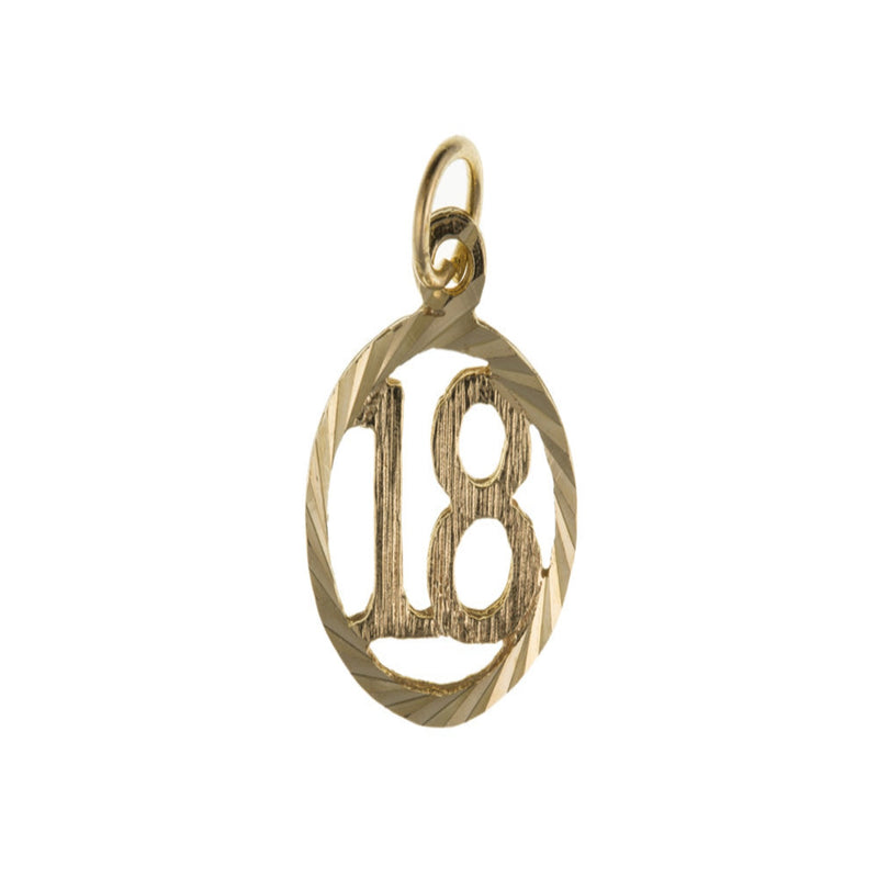 18 Disc Pendant - 9ct Gold