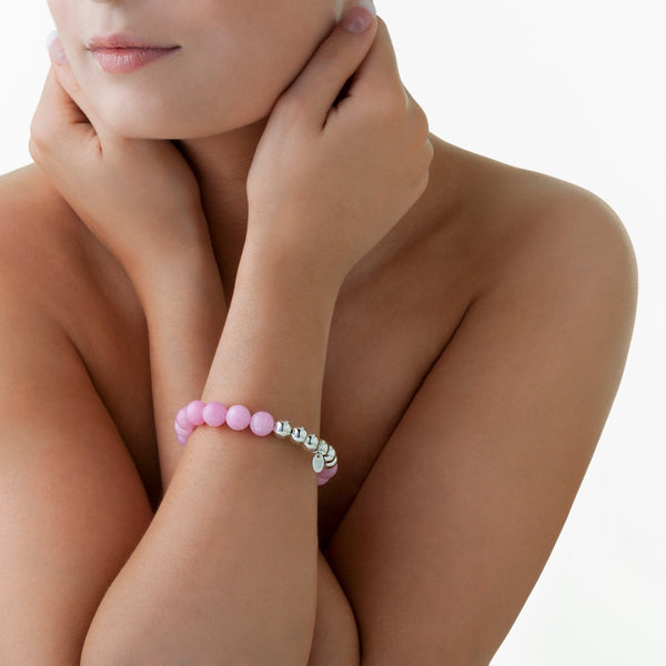 Pink Beaded Bracelet - Newbridge Silverware