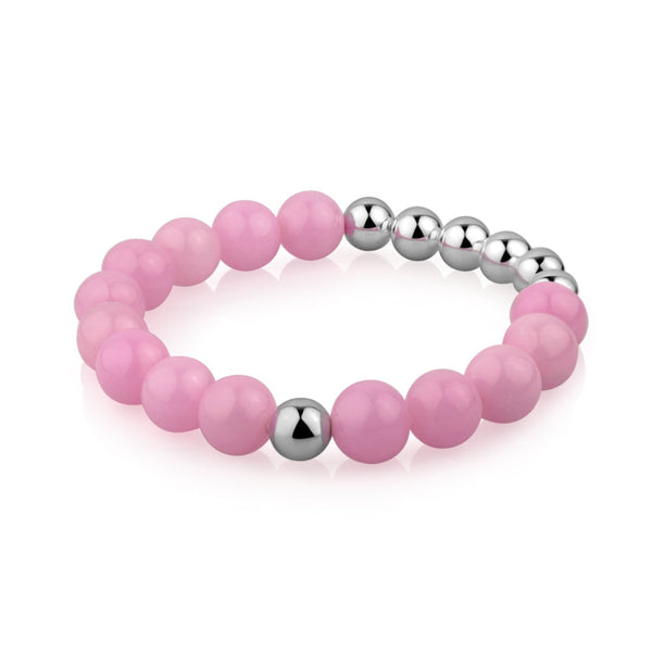 Pink Beaded Bracelet