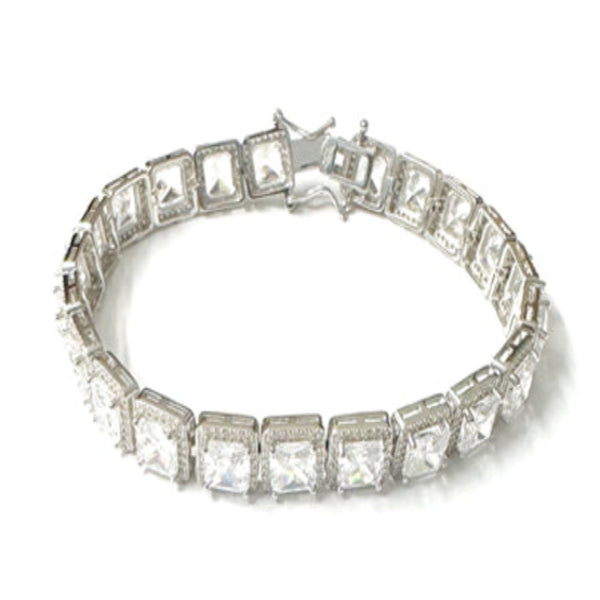 Cubic Zirconia Bracelet - Sterling Silver