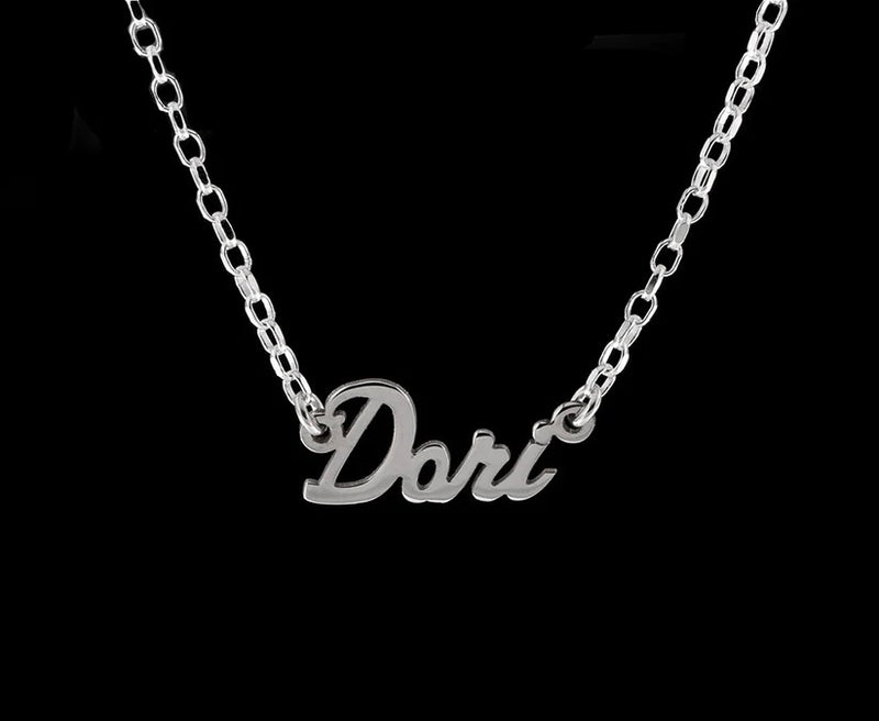 Personalised Name Necklace (Small - Ideal for kids) - Sterling Silver