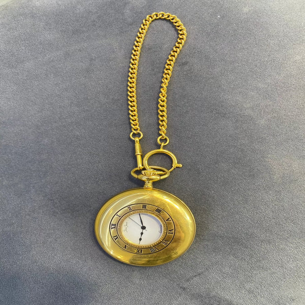 Jean Jacot Pocket Watch - Gold