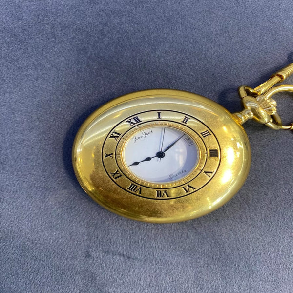 Jean Jacot Pocket Watch - Gold