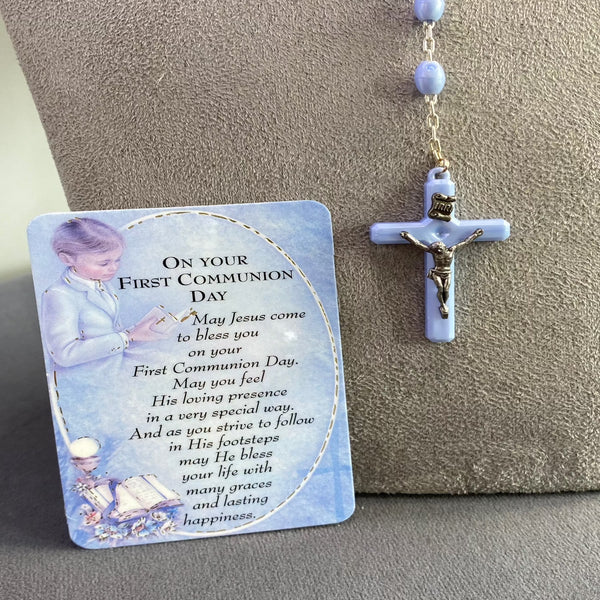 First Holy Communion Rosary Beads