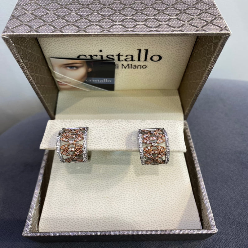 Cristallo Di Milano Earrings - Sterling Silver