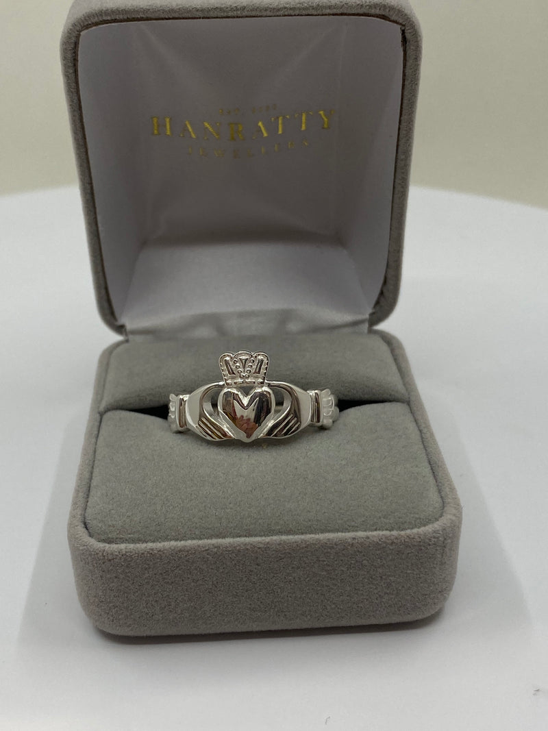 Claddagh Gents Ring - Sterling Silver