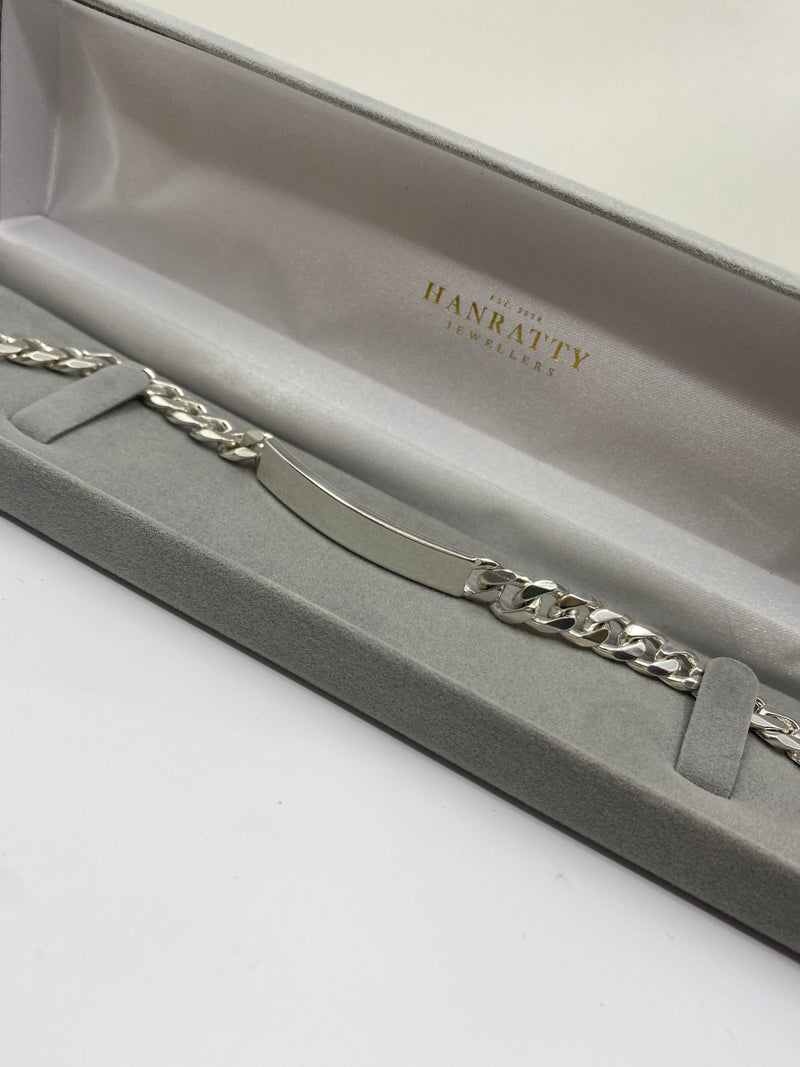 Gents ID Bracelet - Sterling Silver