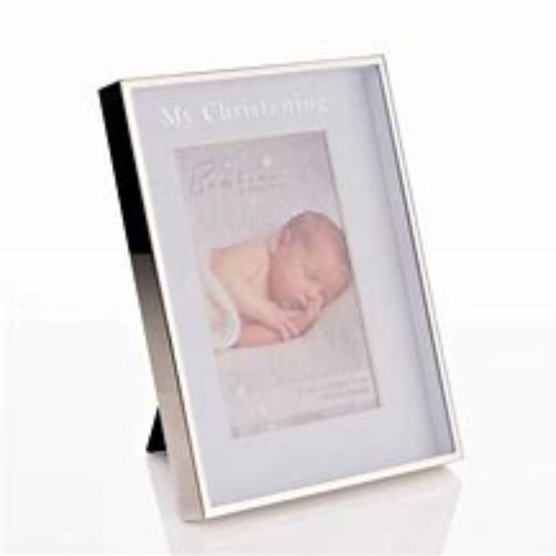 Blue Christening Day Photo Frame