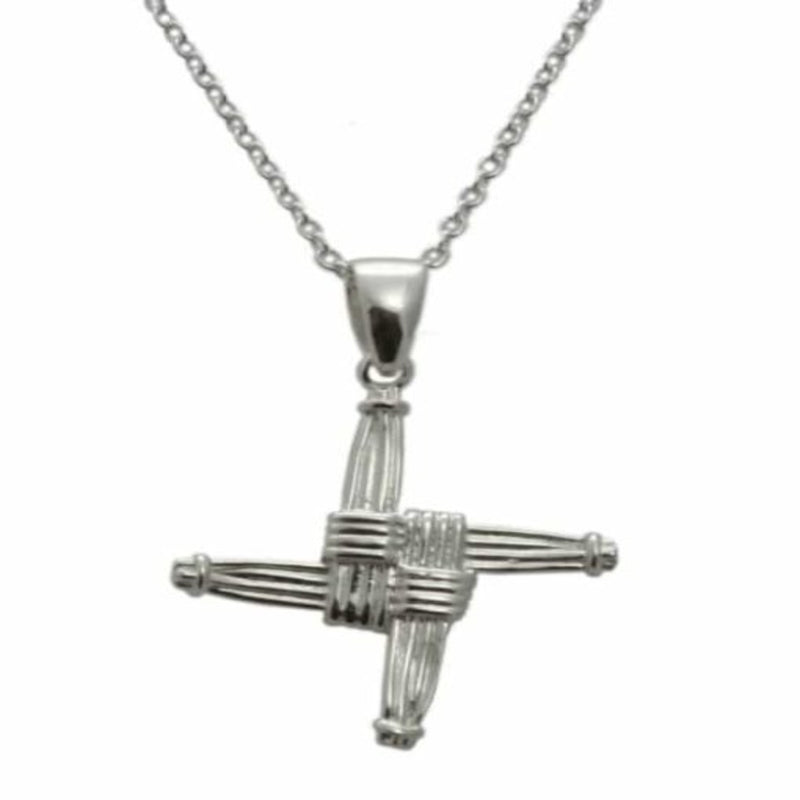 St Brigid’s Cross Pendant - Sterling Silver