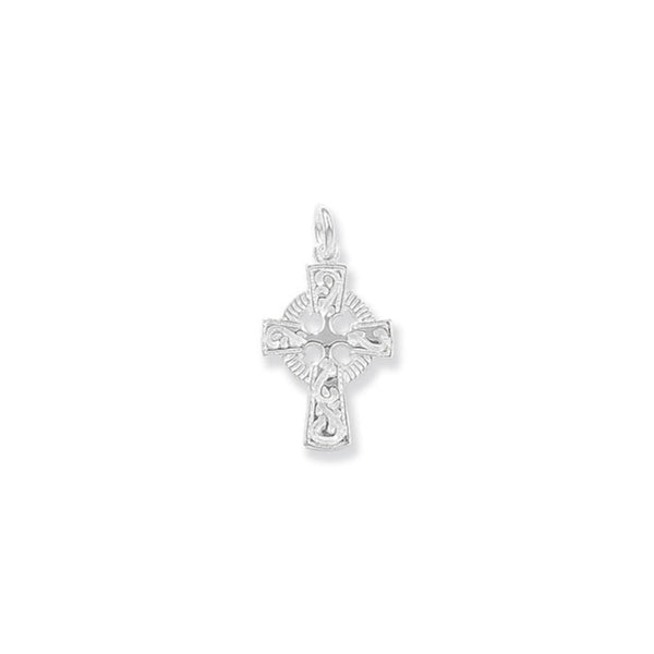 Silver Celtic Cross Pendant - Sterling Silver