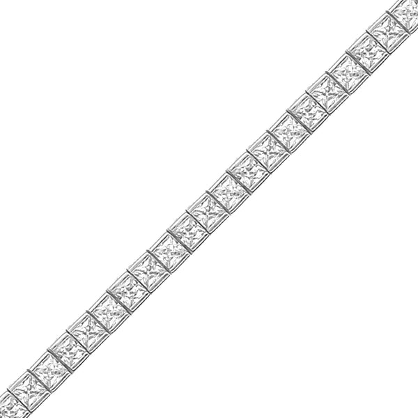 Tennis Bracelet 2mm Cubic Zirconia - Sterling Silver