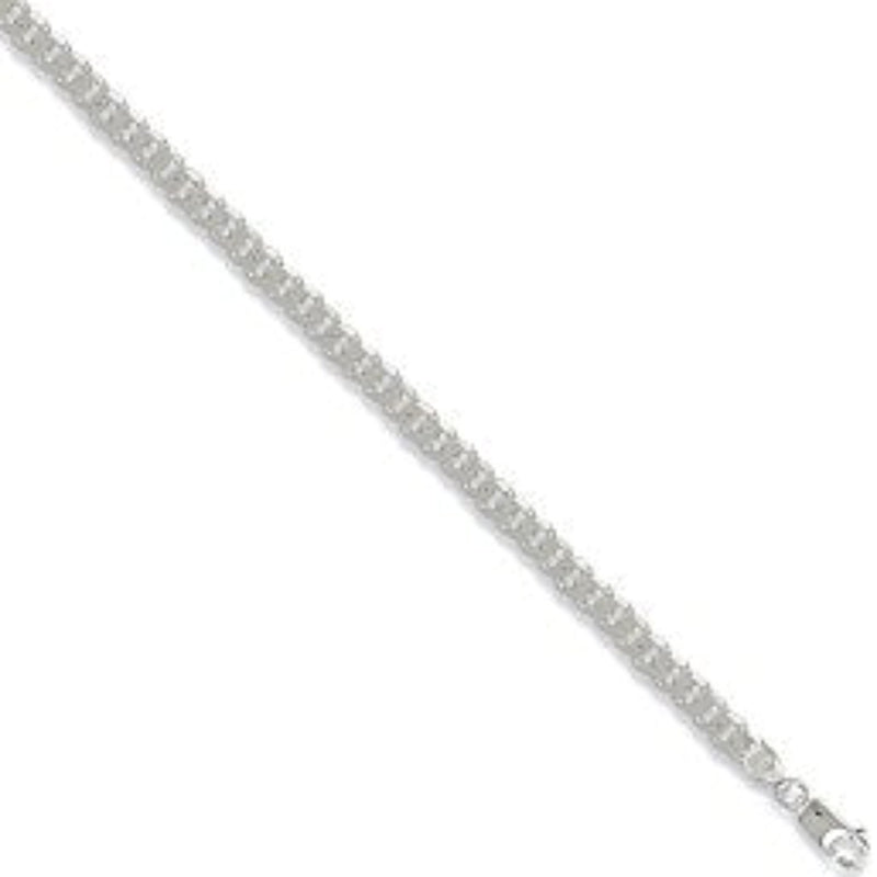 Traditional Classic Curb Chain 5.4mm - Sterling Silver