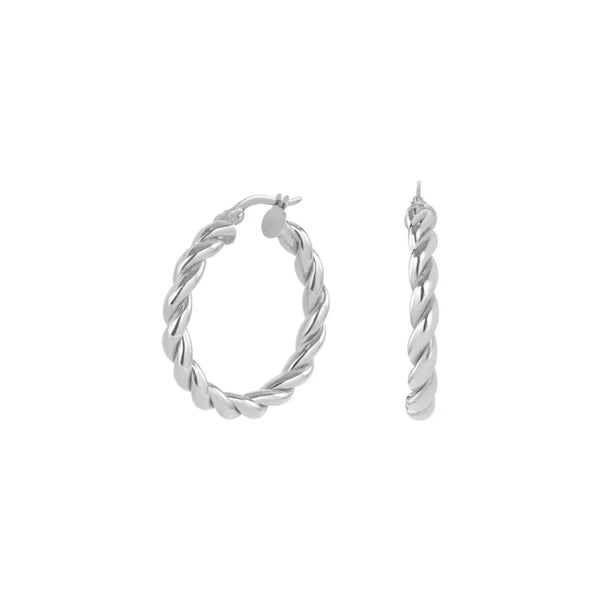 Hoop Earrings- Sterling Silver