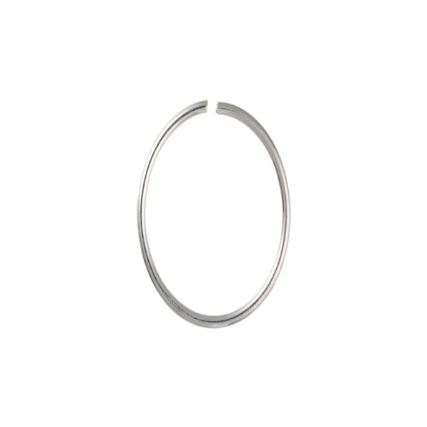 Plain Nose Ring - Sterling Silver