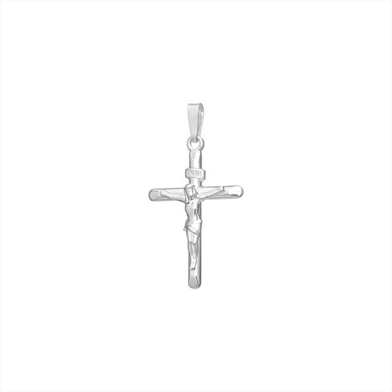 Crucifix Cross pendant - Sterling Silver