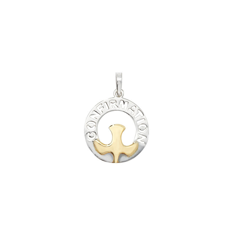 Circle Confirmation Pendant - Sterling Silver