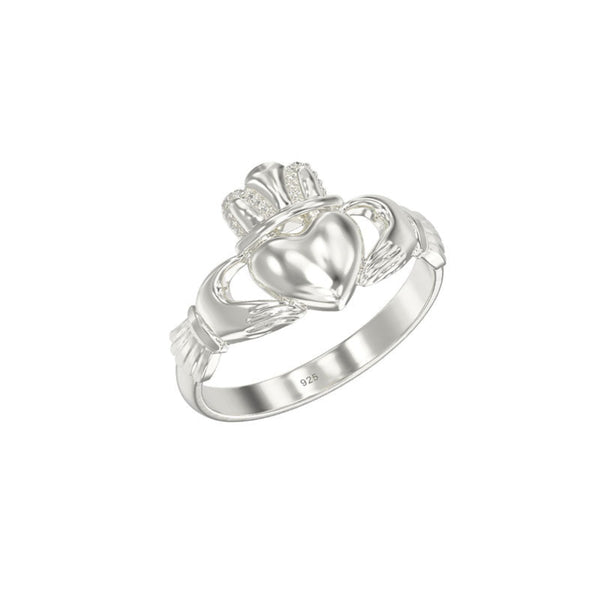 Sterling Silver Claddagh Ring - Sterling Silver