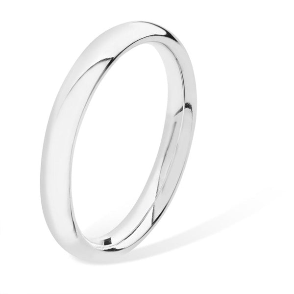 2mm Wedding Band - Sterling Silver