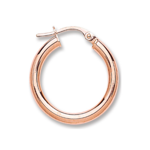 Round Tube Hoop Earrings