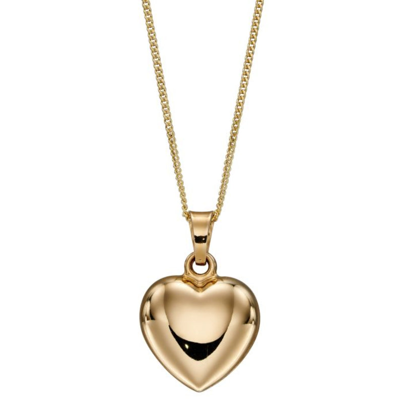 Small Heart Pendant -  9ct Gold