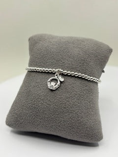 Childrens Claddagh Charm Bracelets - Sterling Silver