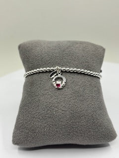 Childrens Claddagh Charm Bracelets - Sterling Silver