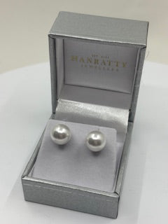 Classic Freshwater Pearl Earrings - Sterling Silver