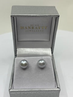 Classic Freshwater Pearl Earrings - Silver