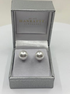 Classic Freshwater Pearl Earrings - Sterling Silver