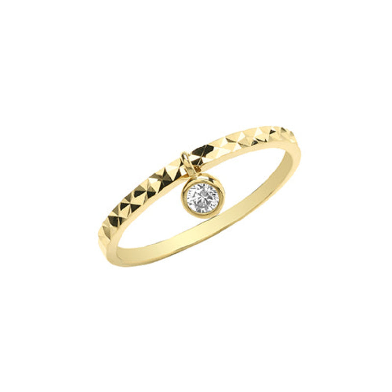 Dangle Ring - 9ct Yellow Gold