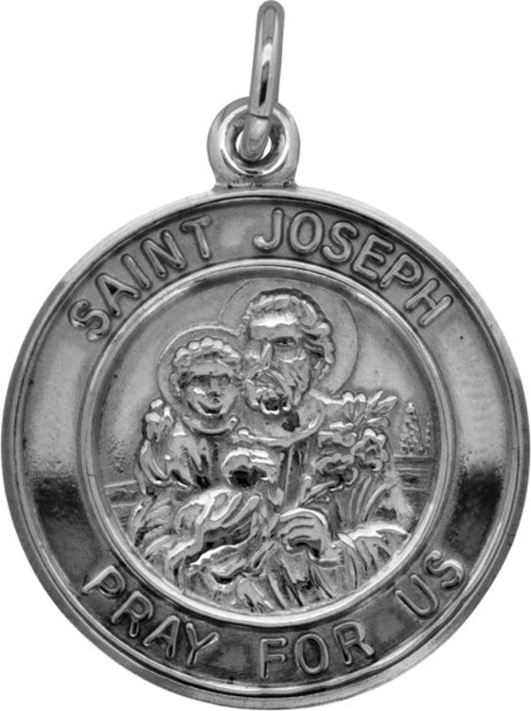 St. Joseph Medal - Sterling Silver