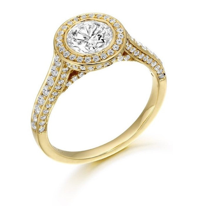 Astute CZ Ring - 9CT YELLOW GOLD