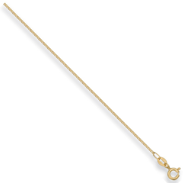 Traditional Classic Curb Chain - 9ct Yellow Gold